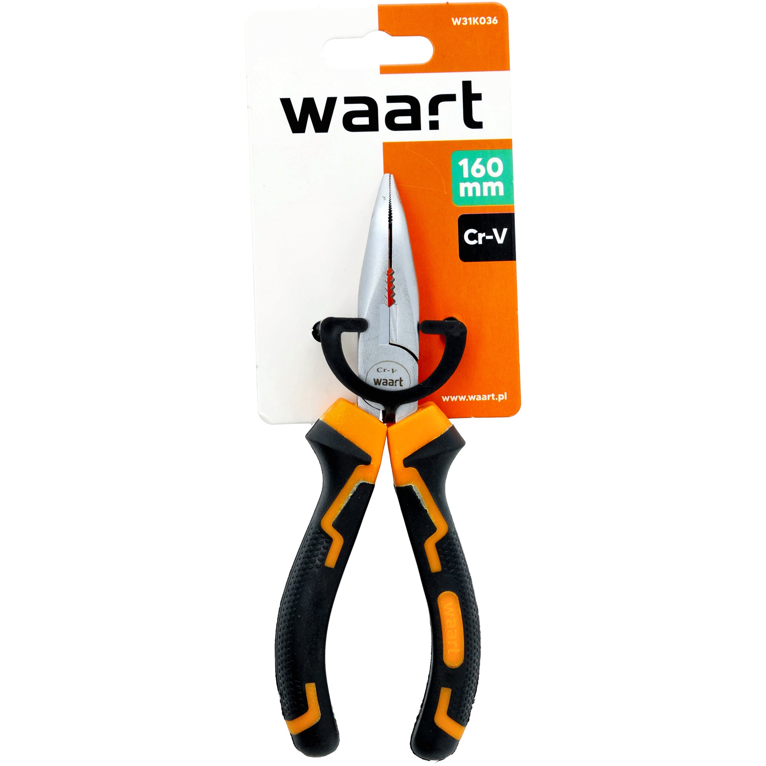 Szczypce wydłużone wygięte 160 mm 1