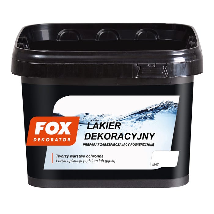 Lakier dekoracyjny Fox mat 3l