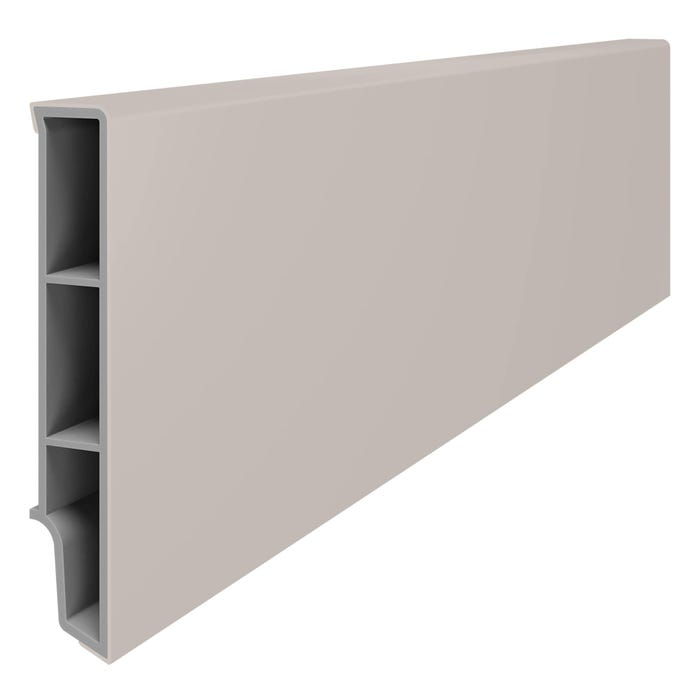 Listwa przypodłogowa PCV Sempla 2,4 m, 8 cm kaszmir 710