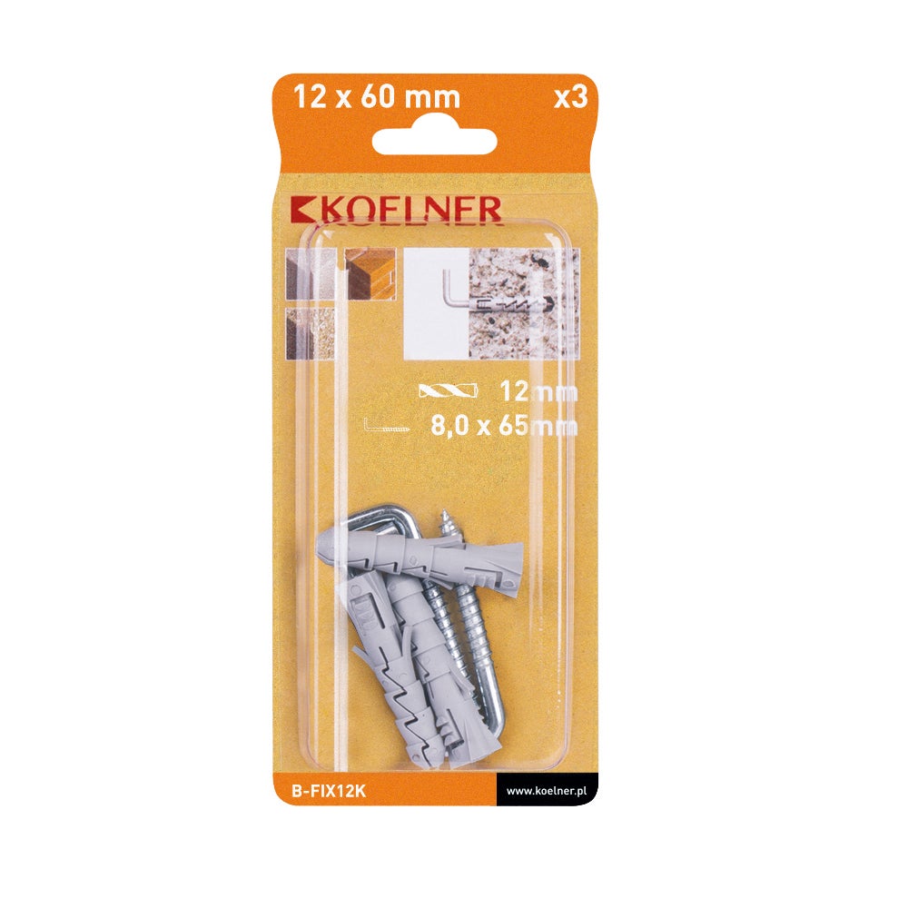 Kołek rozporowy FIX-12k. (3 szt.) 1