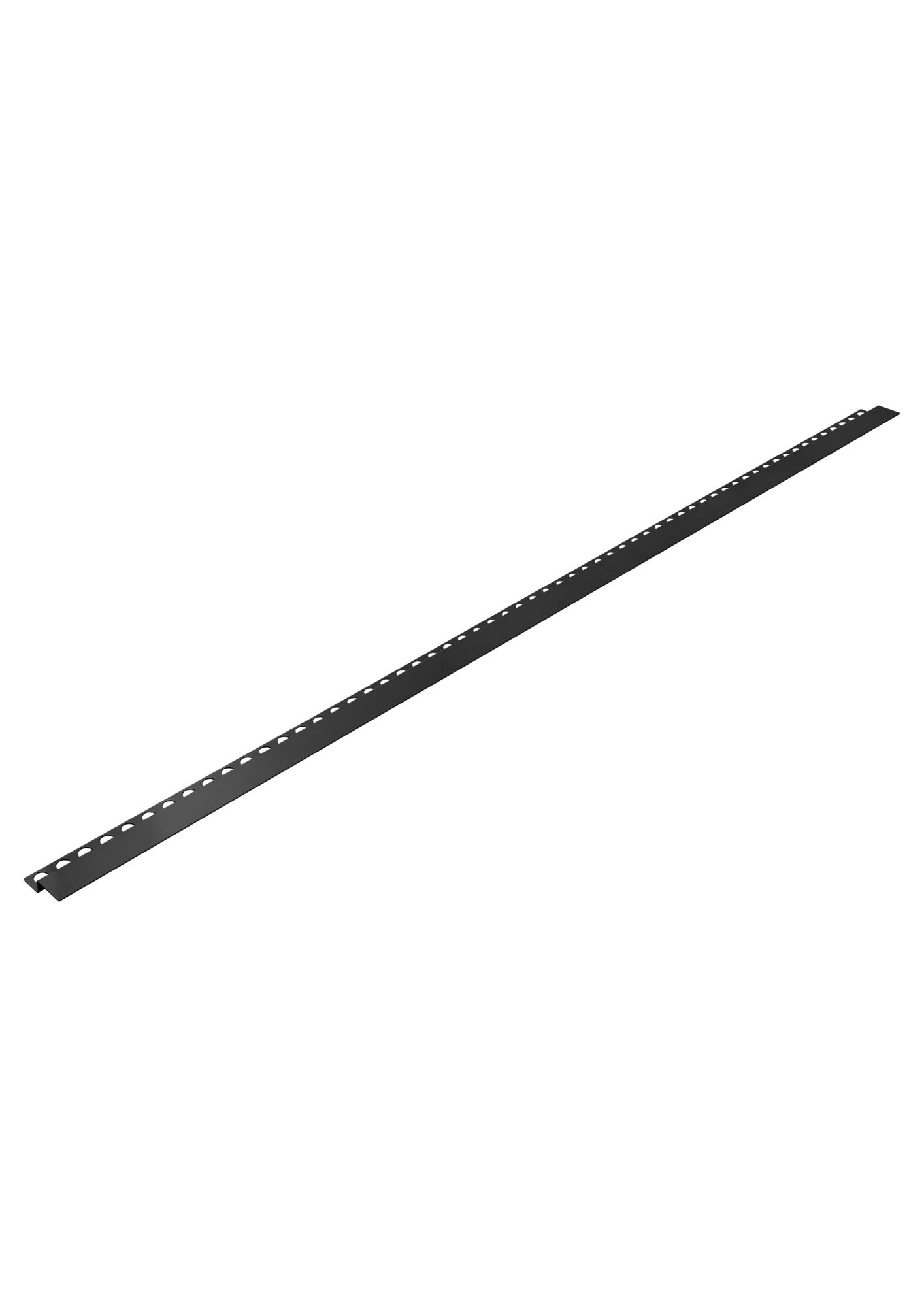 Listwa spadkowa podłogowa czołowa 130 cm czarna 4