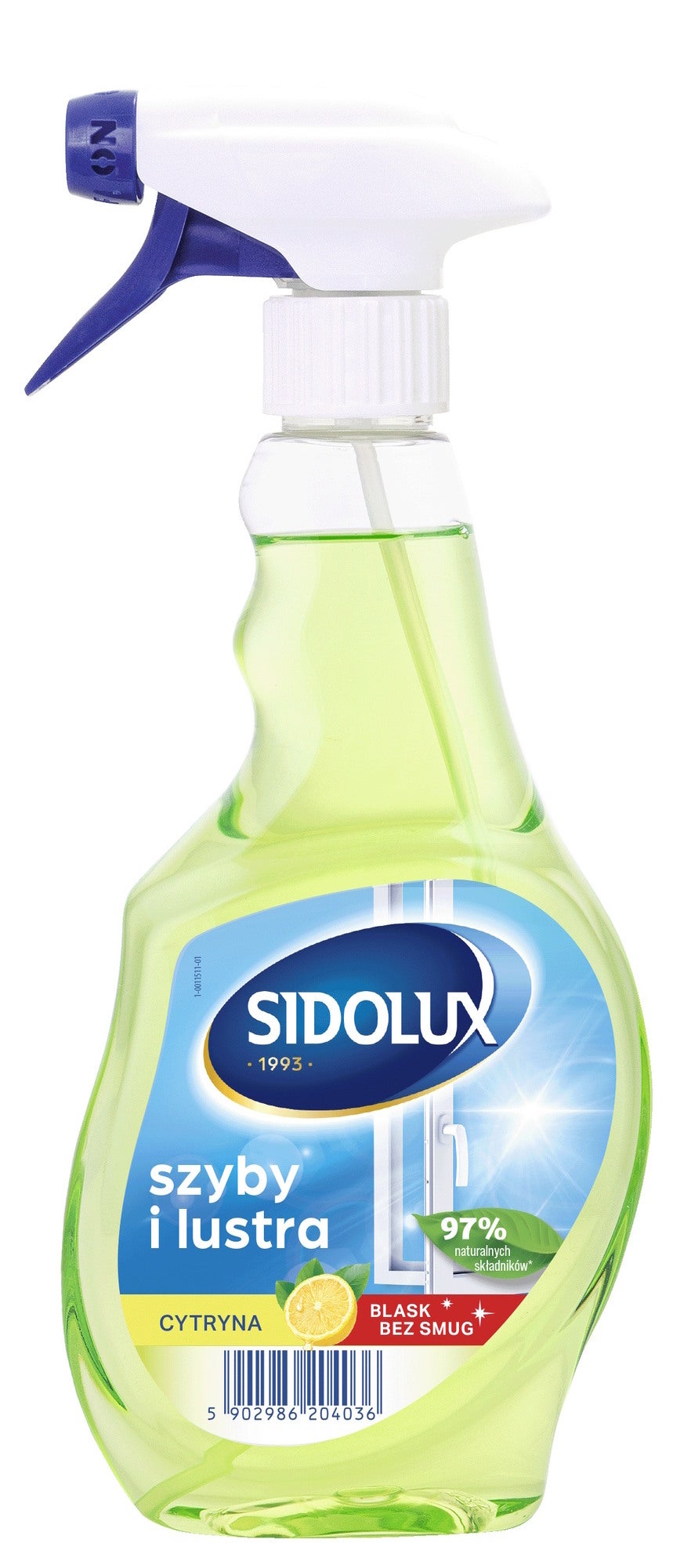 Płyn do szyb Sidolux Crystal Lemon 0,5l