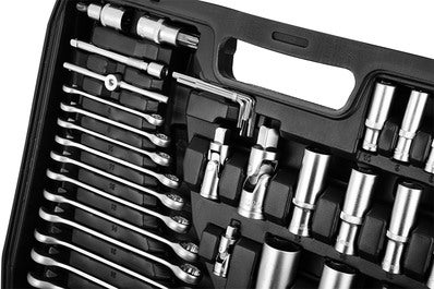 Zestaw kluczy 219 elementów 1/2", 3/8", 1/4" - TOPEX 38D853 5