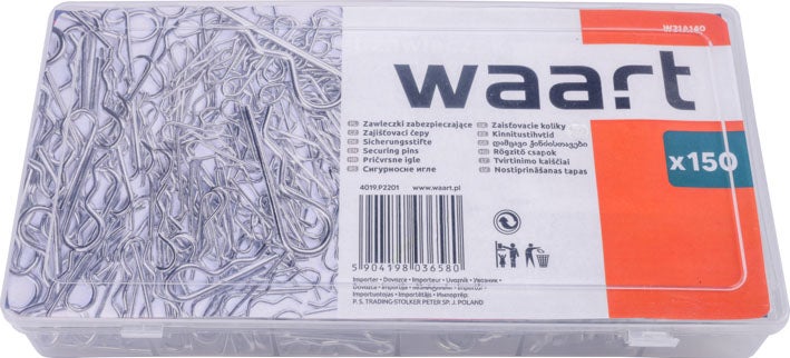 Zestaw zawleczek zabezpieczających (150 szt.) 1