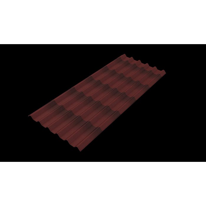 Płyta falista Onduline Easystyle Dual Czerwony 1,95x0,82 m