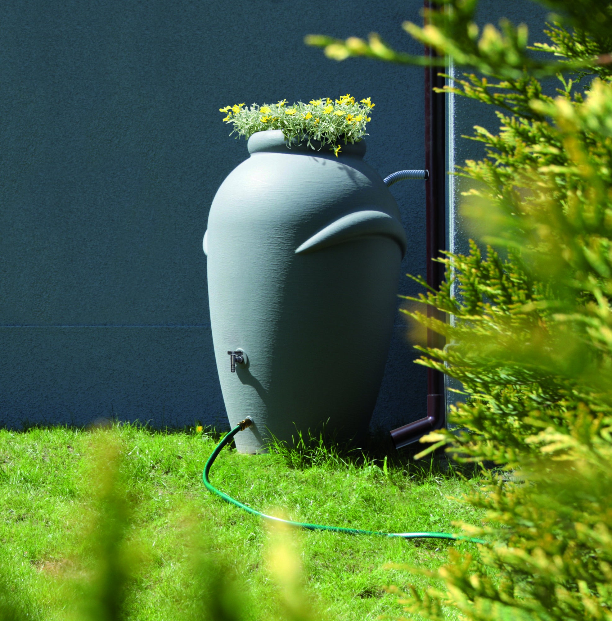 Zbiornik na wodę deszczową Aquacan 360 L szary 1