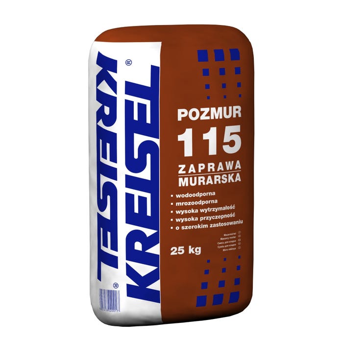 Zaprawa murarska Kreisel Pozmur 115 25 kg