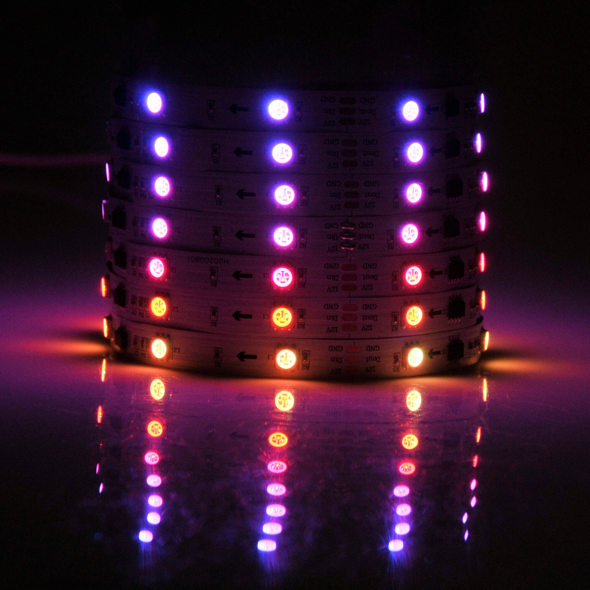 Zestaw taśma LED RGB Magic 5m IP20, zasilacz, kontroler i pilot 3