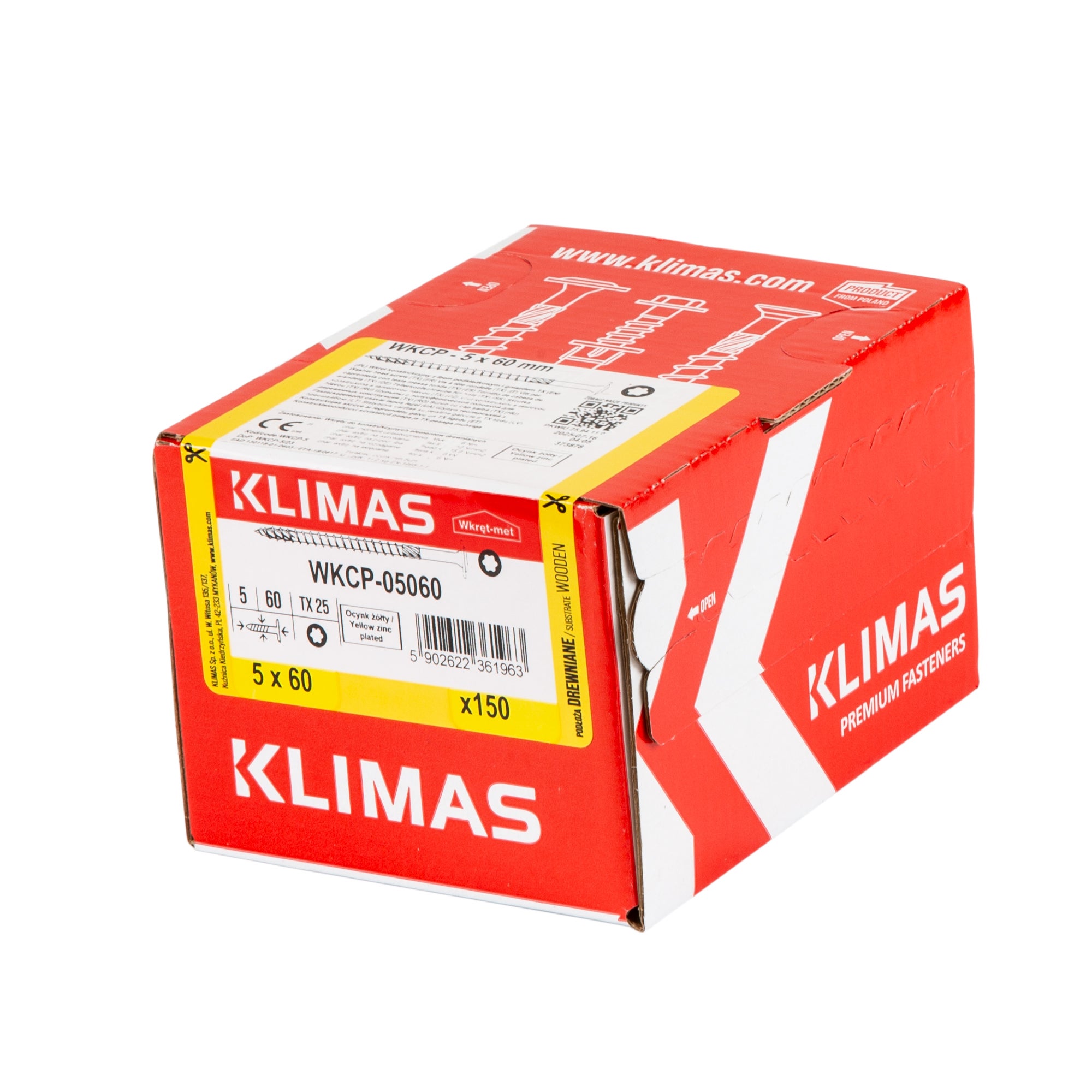 Wkręt ciesielki z łbem podkładkowym 5x6mm (150 szt.) 1