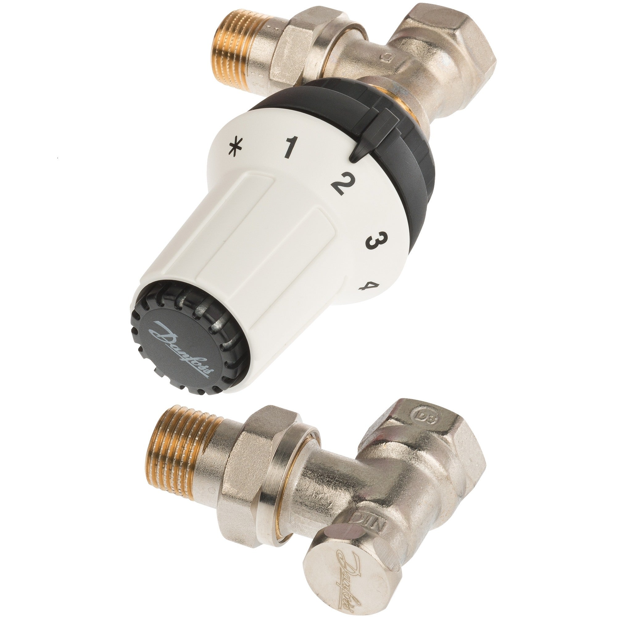 Zestaw 3-elementowy Danfoss Panda, kątowy 0