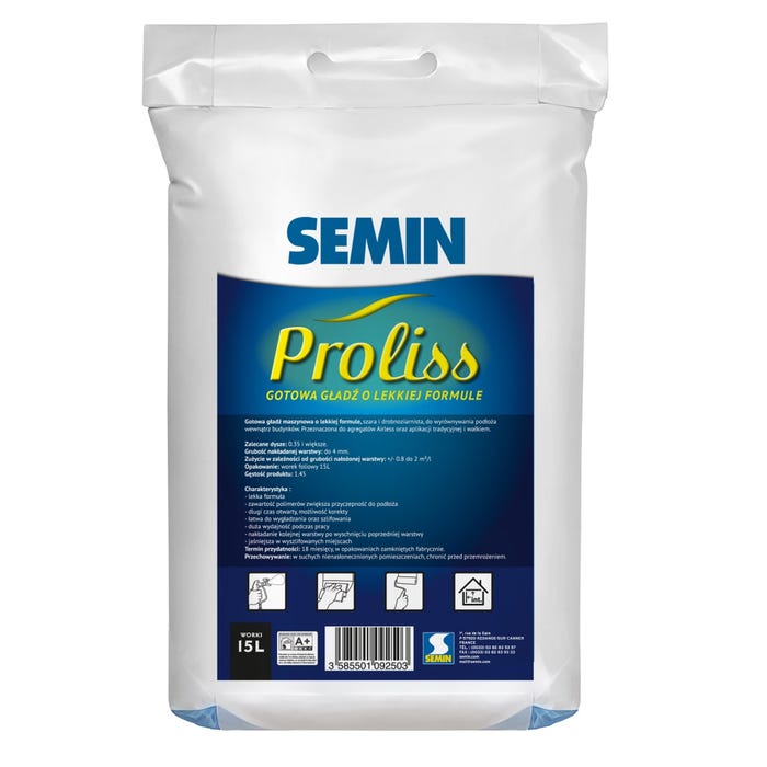 Gładź maszynowa Semin Proliss Fin 15l
