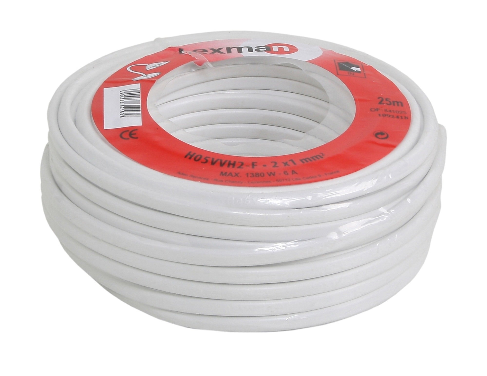 Przewód H03VVH2-F (OMYp) 2x1mm2 25m