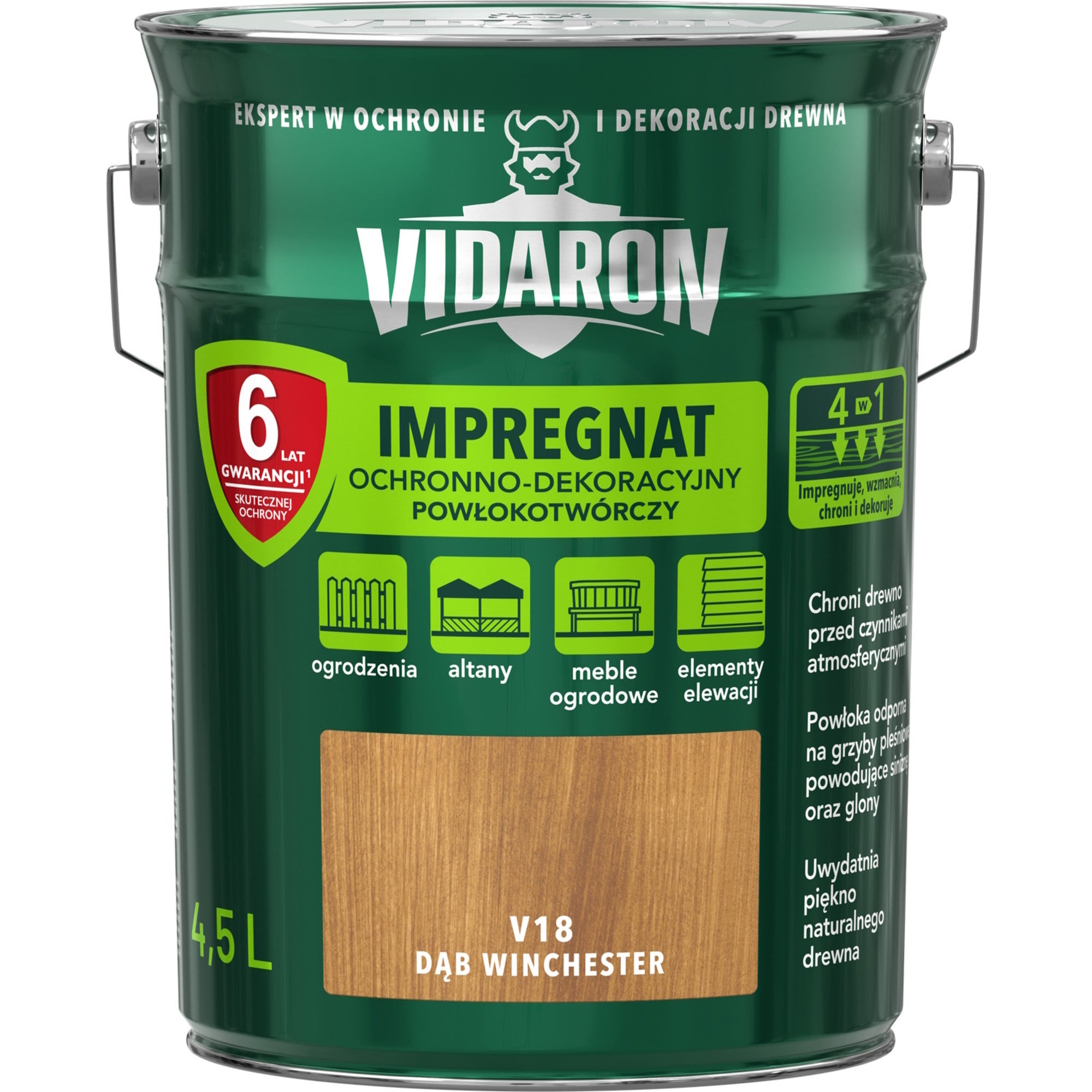 Impregnat Vidaron dąb winchester 4,5l