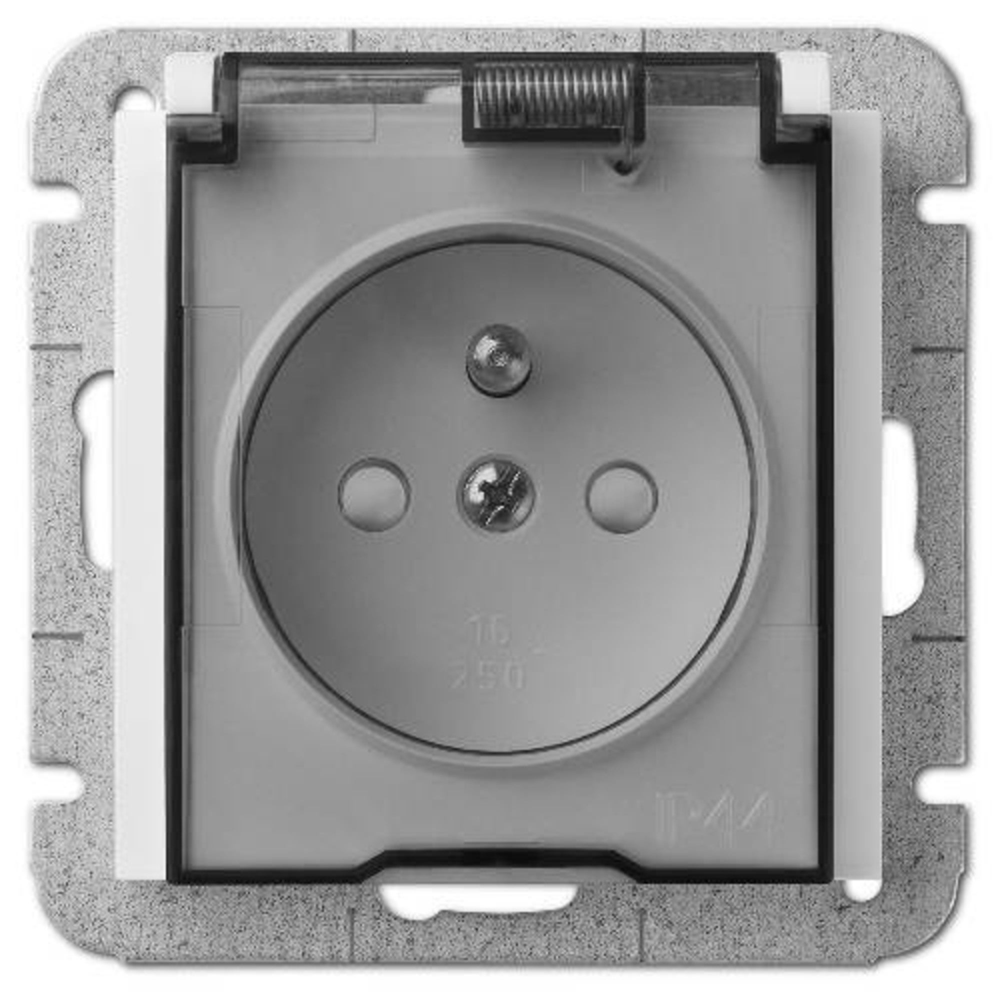 Elektroplast Senta biały gniazdo pojedyncze z uziemieniem IP44 0