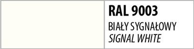 Spray Lakier akrylowy Ambro-Sol biały sygnałowy RAL9003 400ml 1