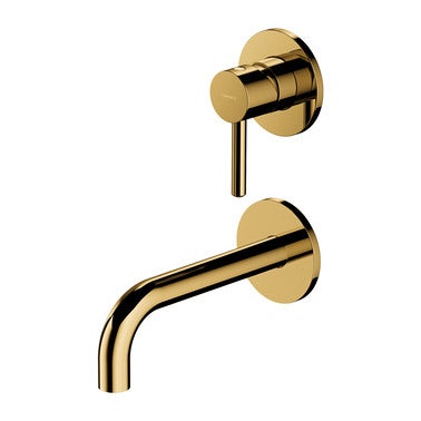 Bateria umywalkowa podtynkowa Omnires Y złoty