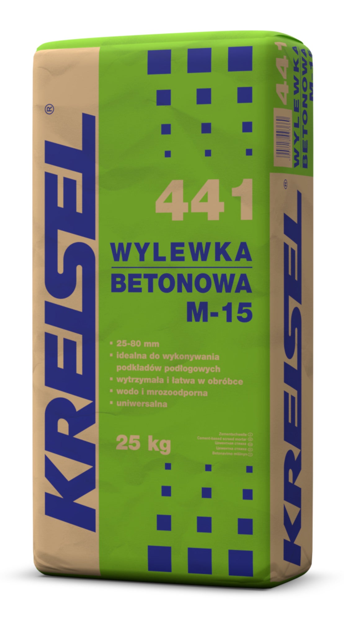 Wylewka betonowa M-15 Kreisel 441, CT-C16-F4 25 kg, podkład podłogowy, 25-80 mm