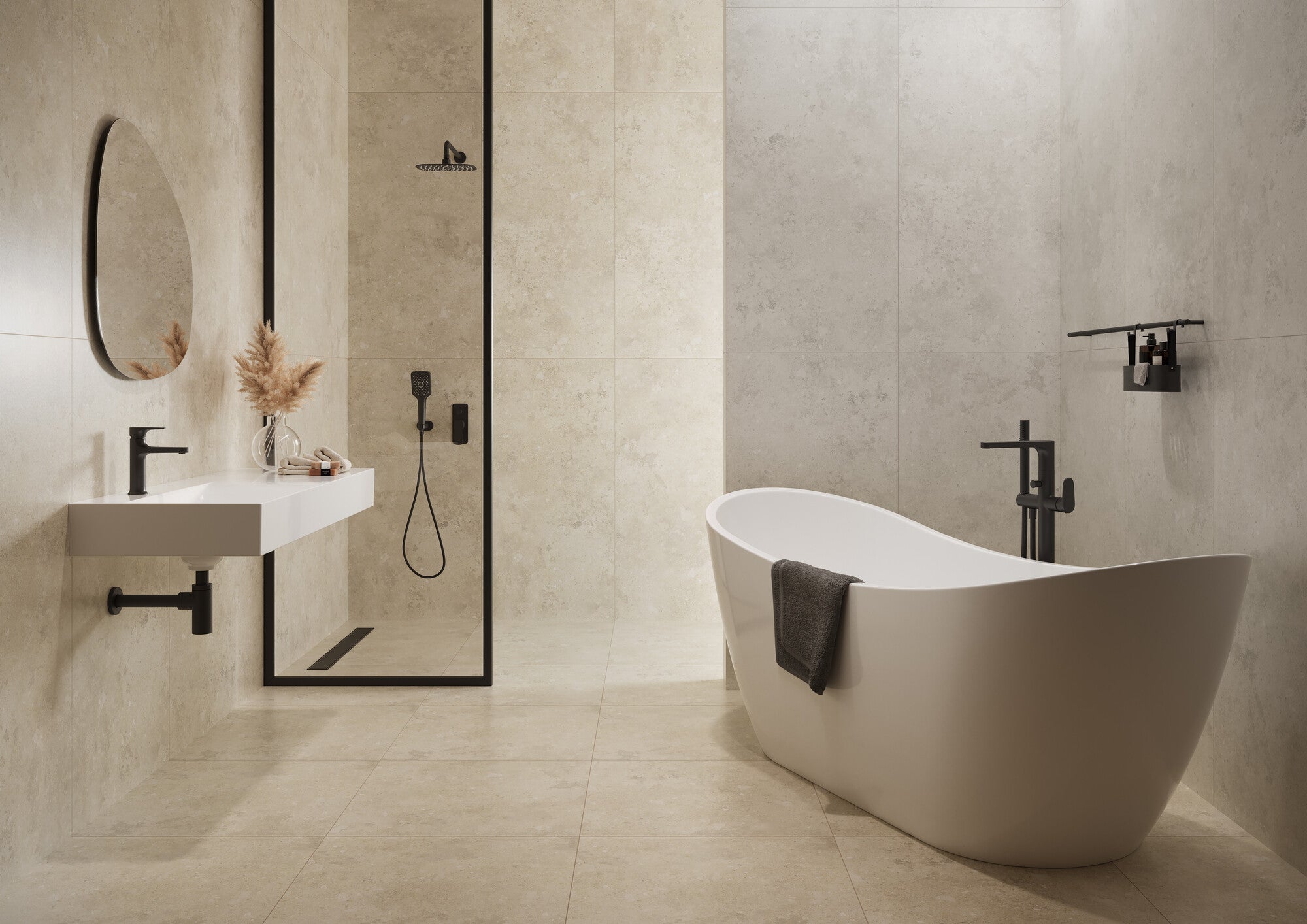 Gres szkliwiony Florys White 60x60 cm 1.07 m2 1