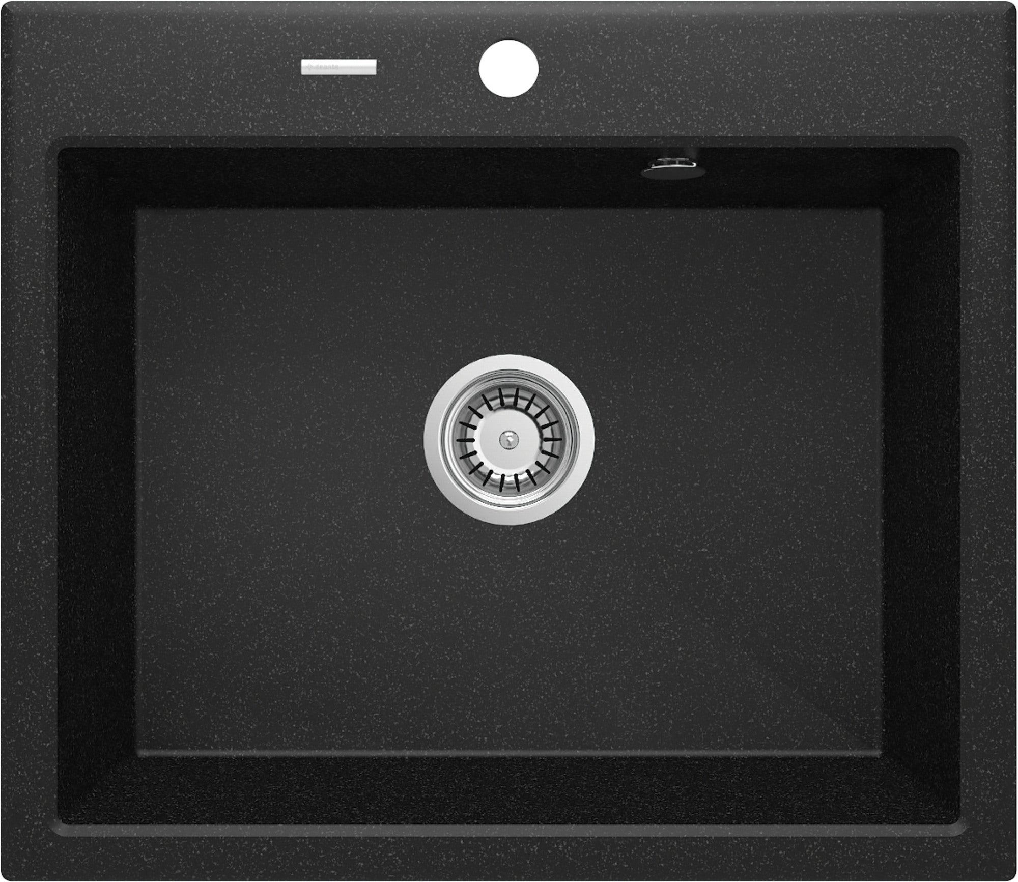 Zlewozmywak granitowy Deante Andante 60 x 52 cm grafit