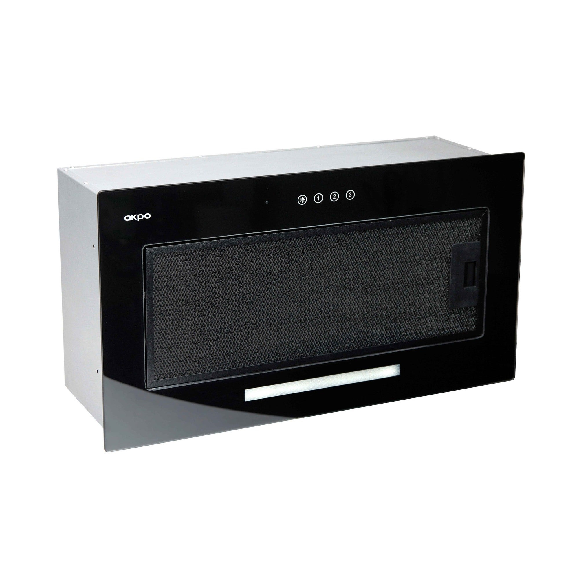 Okap wbudowany WK-11 Micra Glass 60cm czarny 1