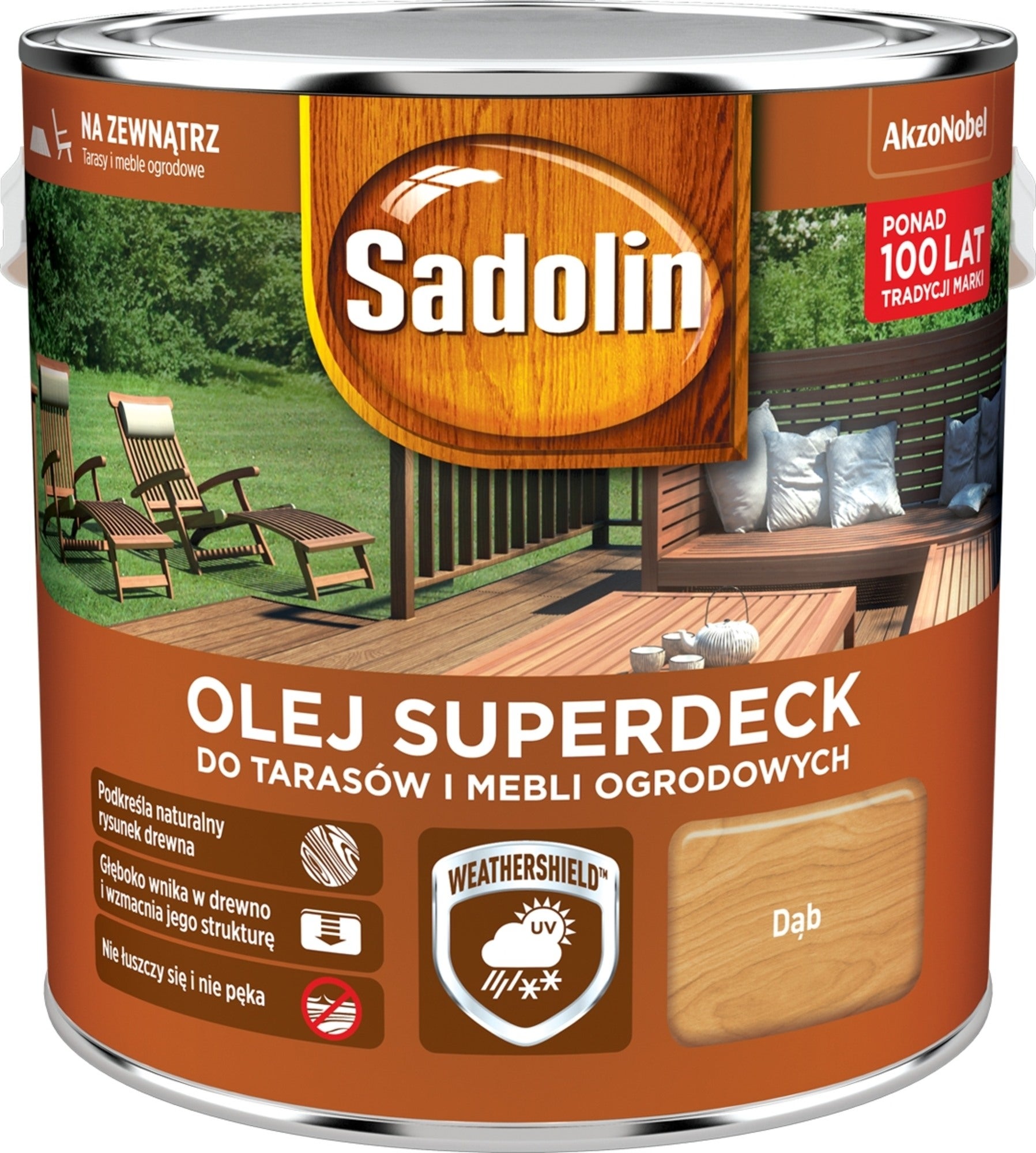 Olej Sadolin Superdeck dąb 2,5l 0