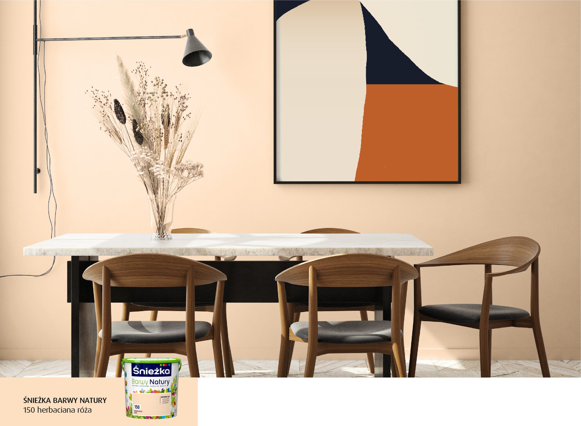 Farba Barwy Natury herbaciana róża 2,5l 1