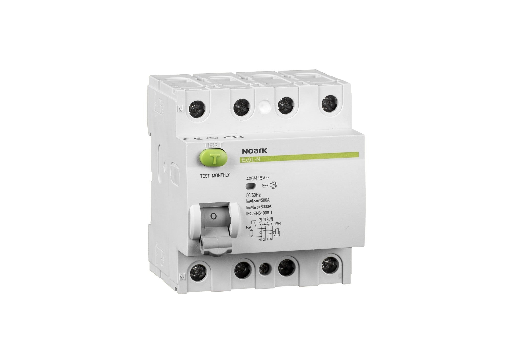 Wyłącznik różnicowoprądowy 4P 40A 30mA 108332 Noark