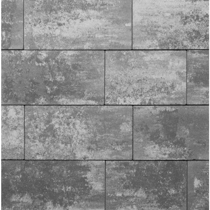 Kostka brukowa Certus System 22.5 szary colormix gr. 6 cm gładka wym. 22.5x44.5 7,02 m2/pal