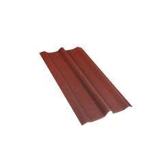 Gąsior kalenicowy Onduline, czerwony wym. 1,00x0,48 m, zakład 12 cm, waga 1,2 kg 0