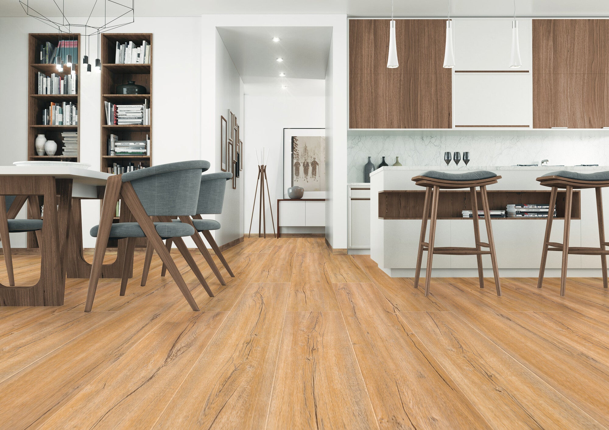 Panel winylowy SPC Dąb Chile kl.33 4mm op.2,196 m2 wodoodporny 2