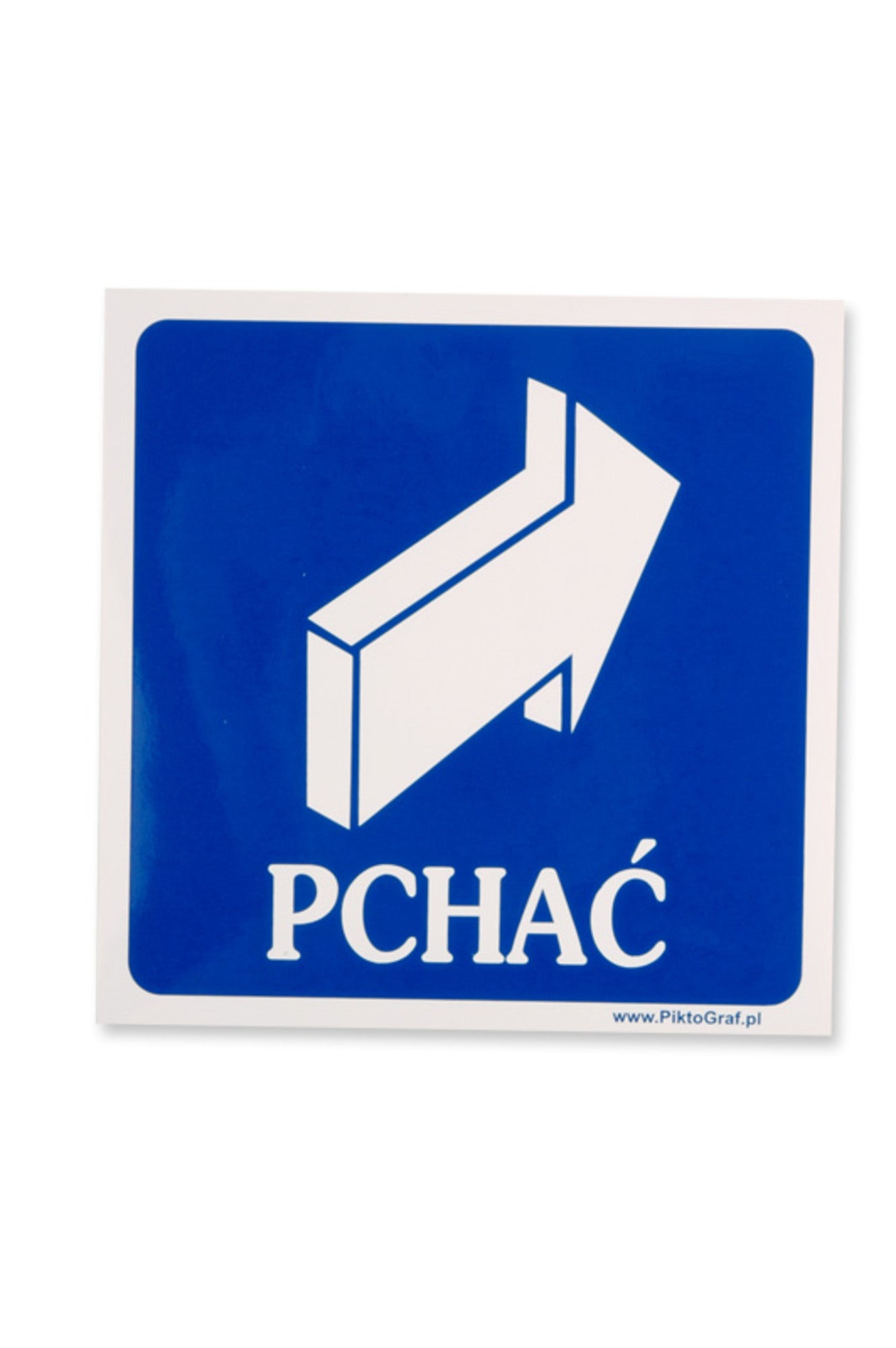 Znak informacyjny PCHAĆ P-02 A