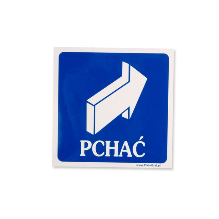 Znak informacyjny PCHAĆ P-02 A