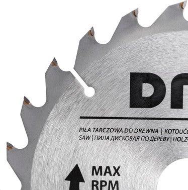 Piła widiowa do drewna 185 mm 24Z, otwór 16/20/30 1