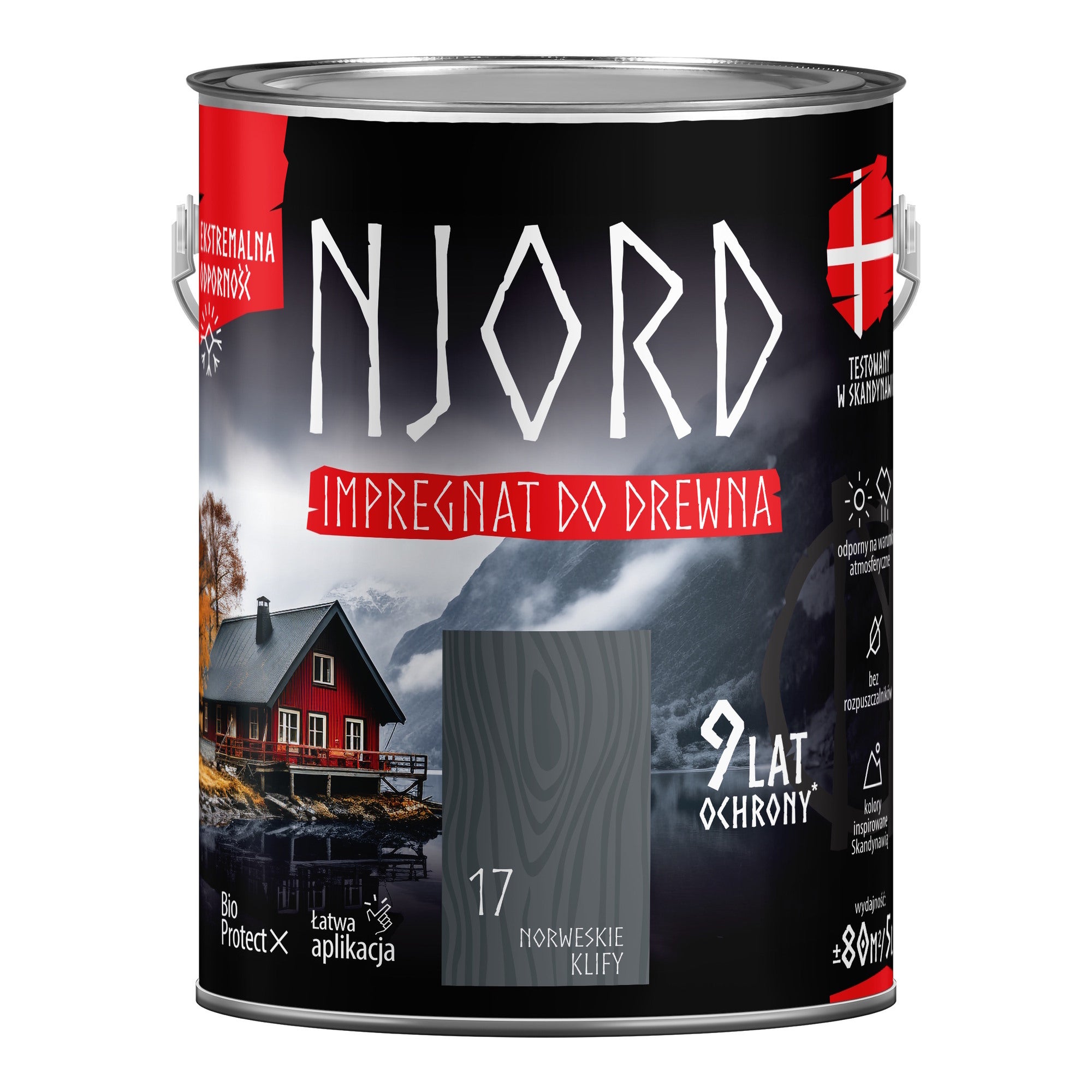 Njord impregnat do drewna norweskie klify 5L 0