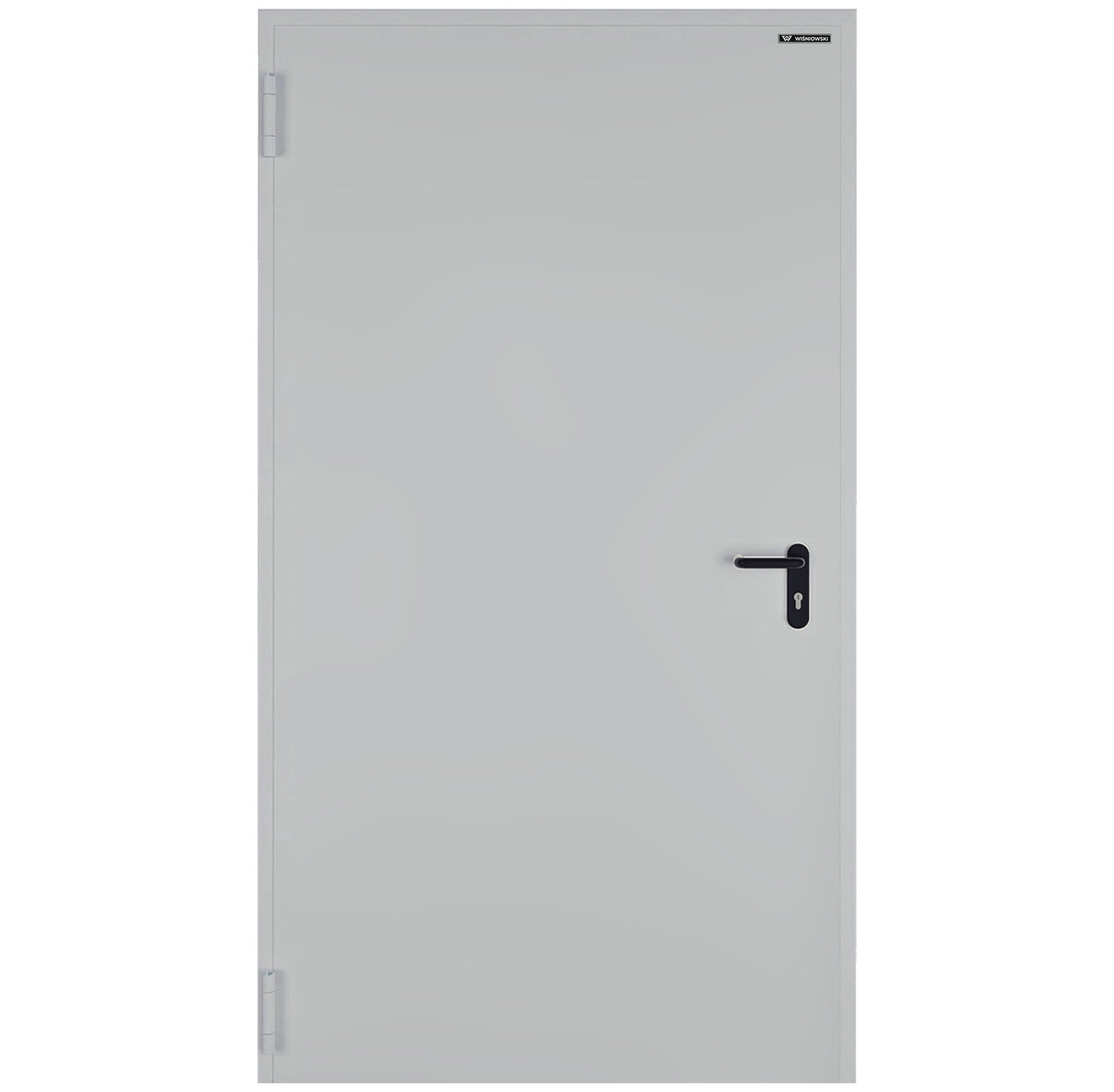 Drzwi techniczne Technical przeciwpożarowe EI30 80 lewe RAL 7035