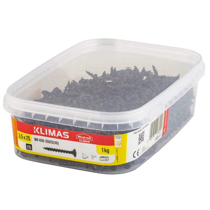Wkręt do mocowania płyt g/k 3.5x25 mm 1kg