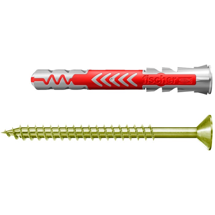 Kołek uniwersalny DUOPOWER 8x65 mm z wkrętem (60 szt.)