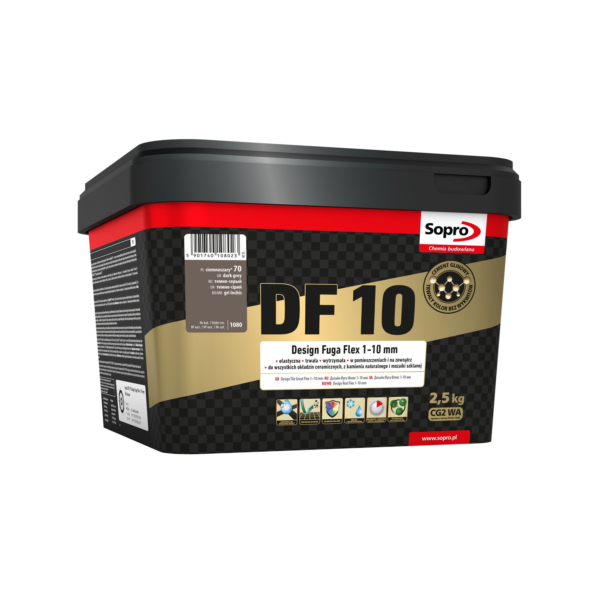 Fuga Sopro DF10 ciemnoszary 70 2.5kg 0