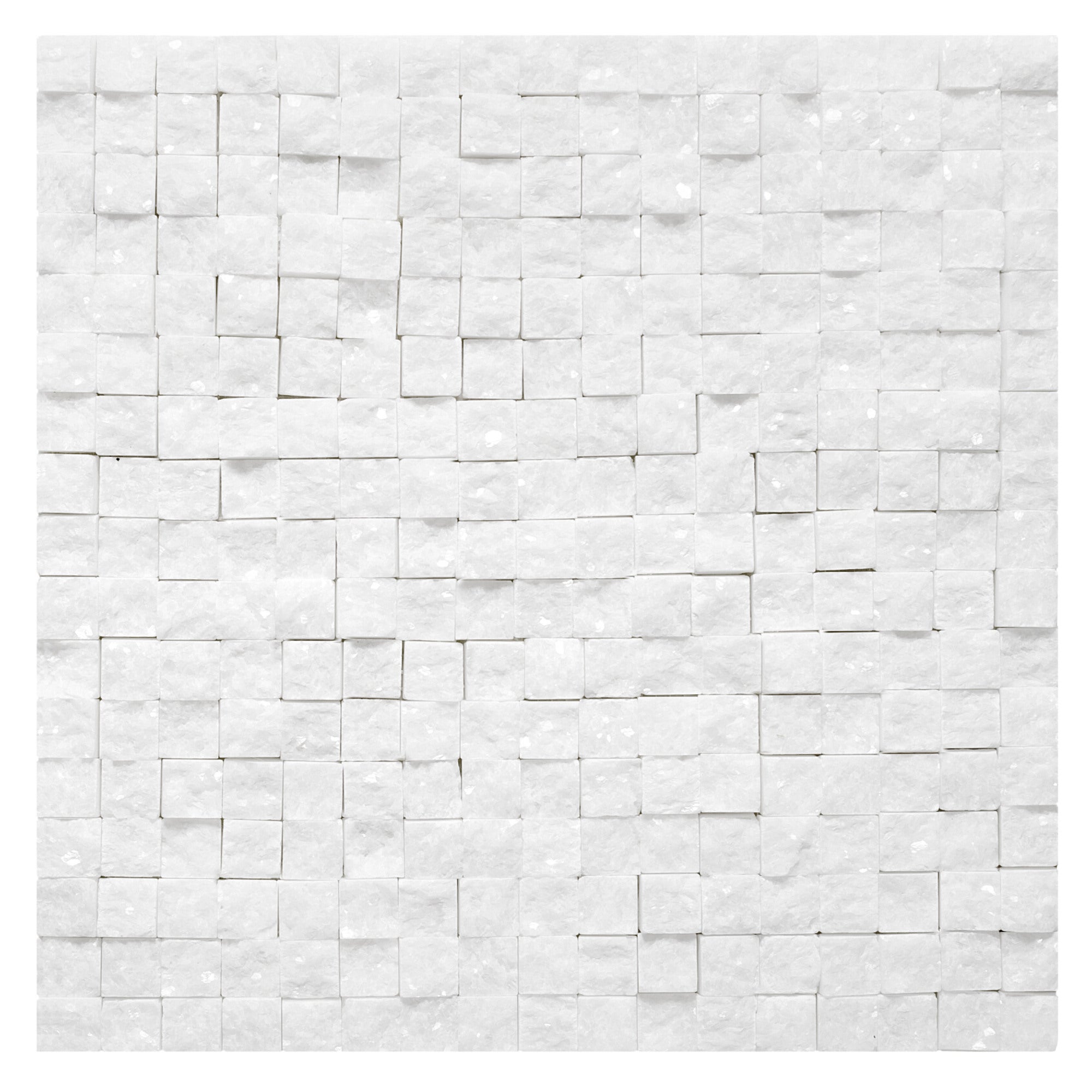Mozaika kamienna Crystal white rock 30.5x30.5 cm