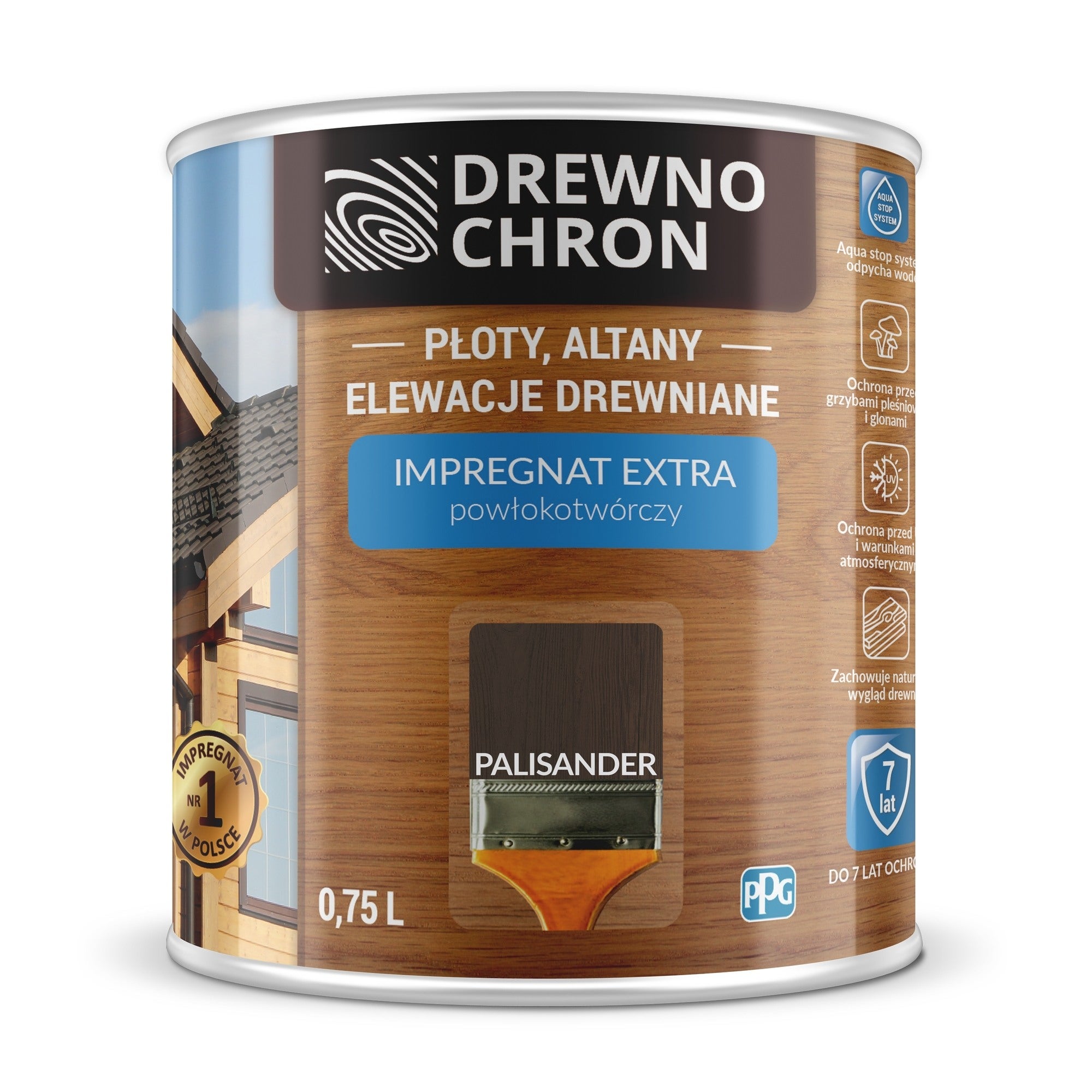 Impregnat Drewnochron Extra palisander 0,75l 1