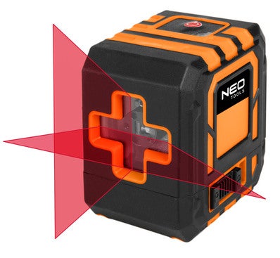 Laser krzyżowy IP54 NEO 75-143 plus akcesoria 11