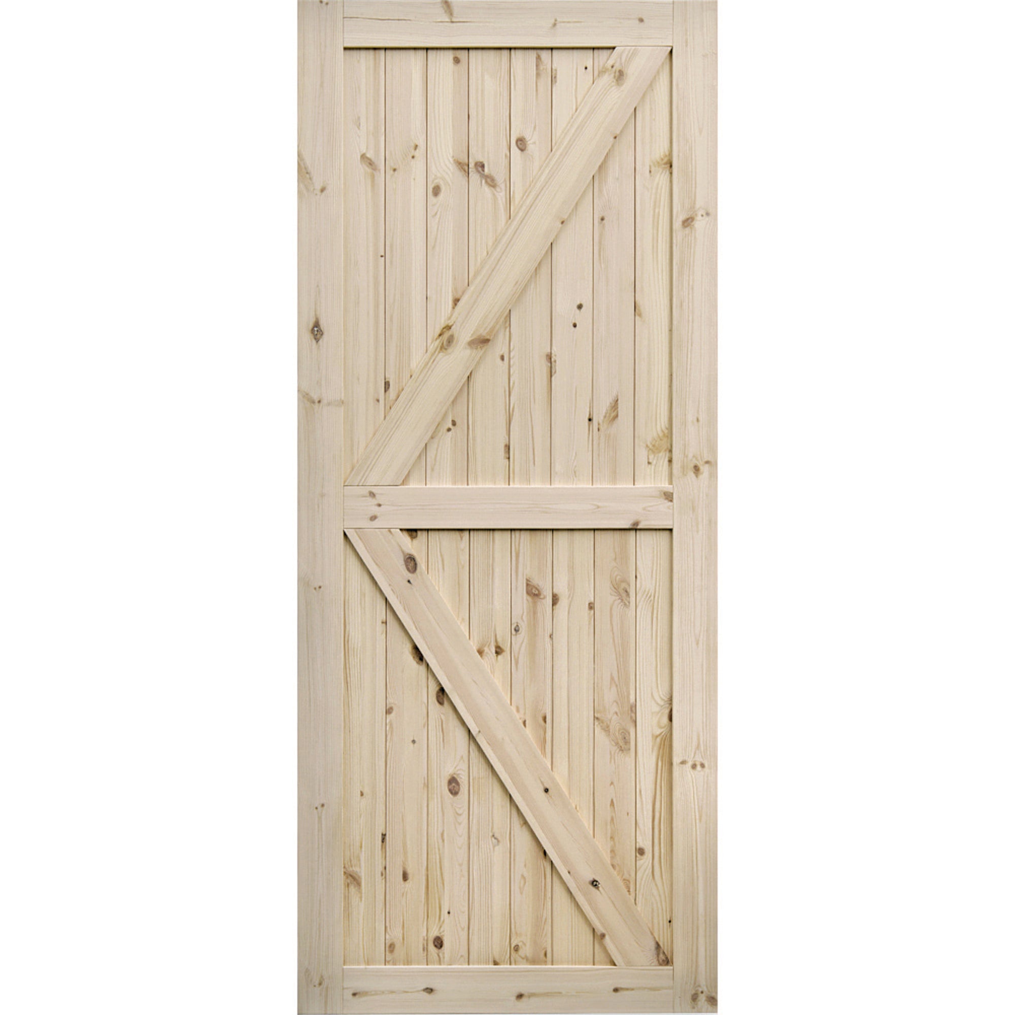 Skrzydło pełne przesuwne Loft 2 70 uniwersalne sosna surowa 0