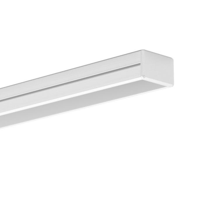 Zestaw profil aluminiowy szeroki natynkowy do taśm LED 8-10mm lakierowany biały 2m  12x19mm