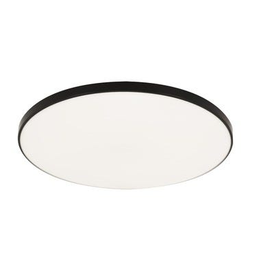 Plafon LED okrągły, SLIM, czarny, 24W, 2960Lm, IP44, 4000K