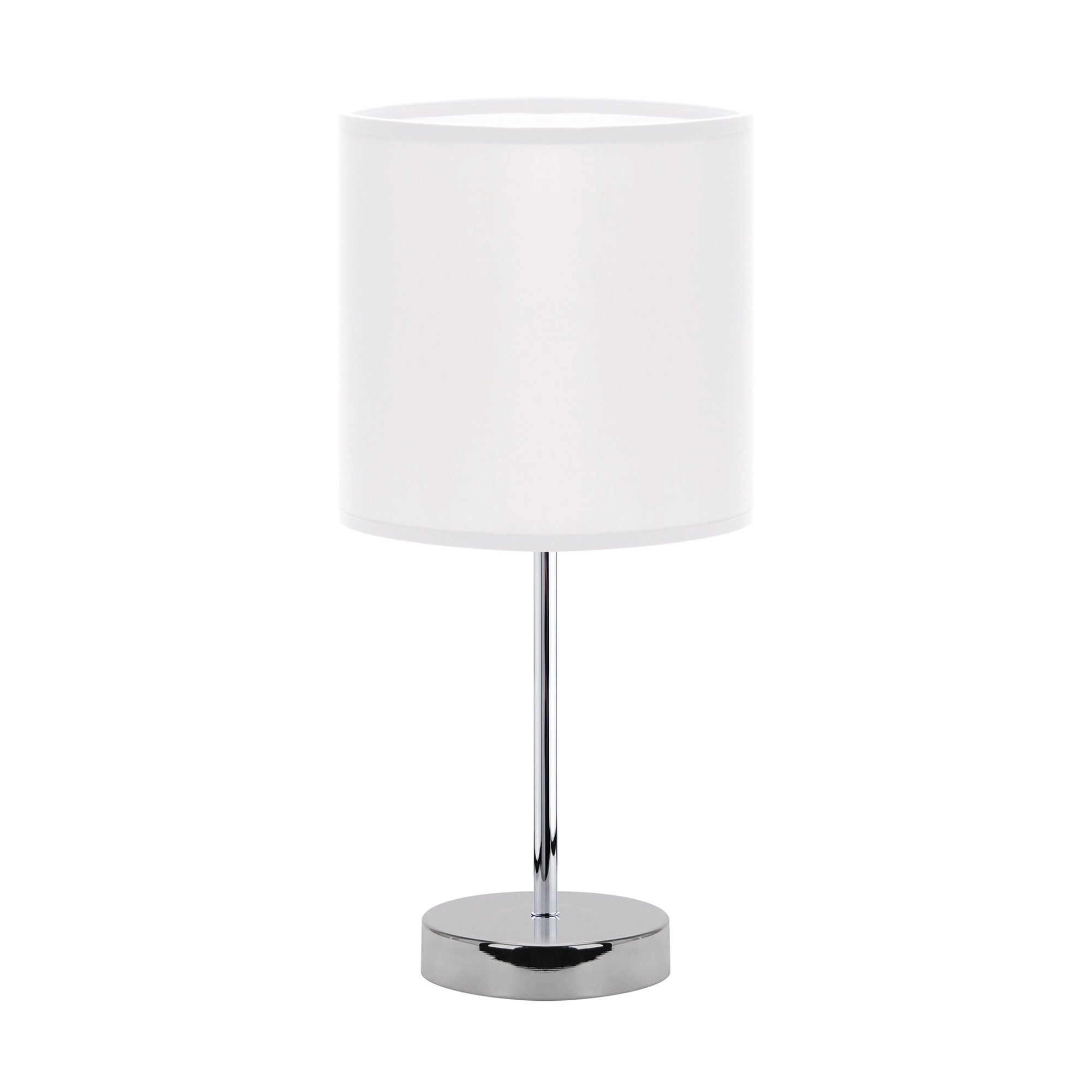 Lampka stołowa Agnes E14 biała/chrom 0