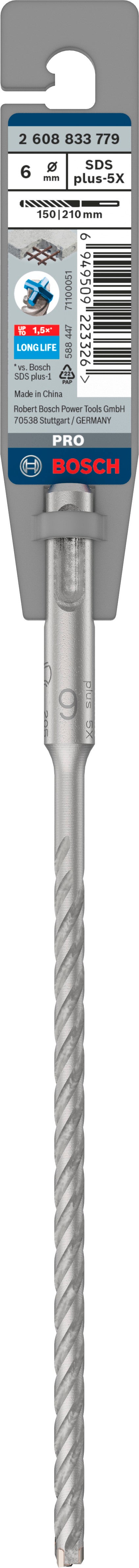 Wiertło SDS-Plus-5X 6x150x210 mm BOSCH 1