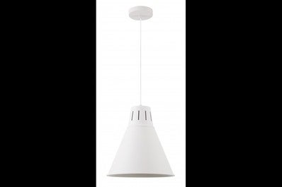 Oprawa sufitowa GIANNI L 1x E27, biały, średnica 32cm, materiał metal