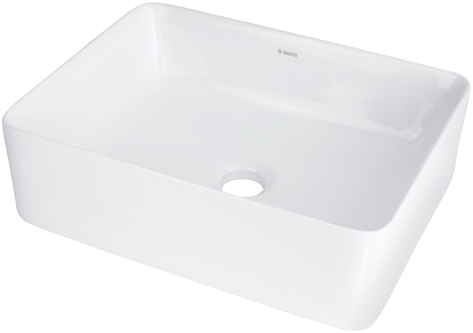 Umywalka nablatowa ceramiczna Jasmin biała