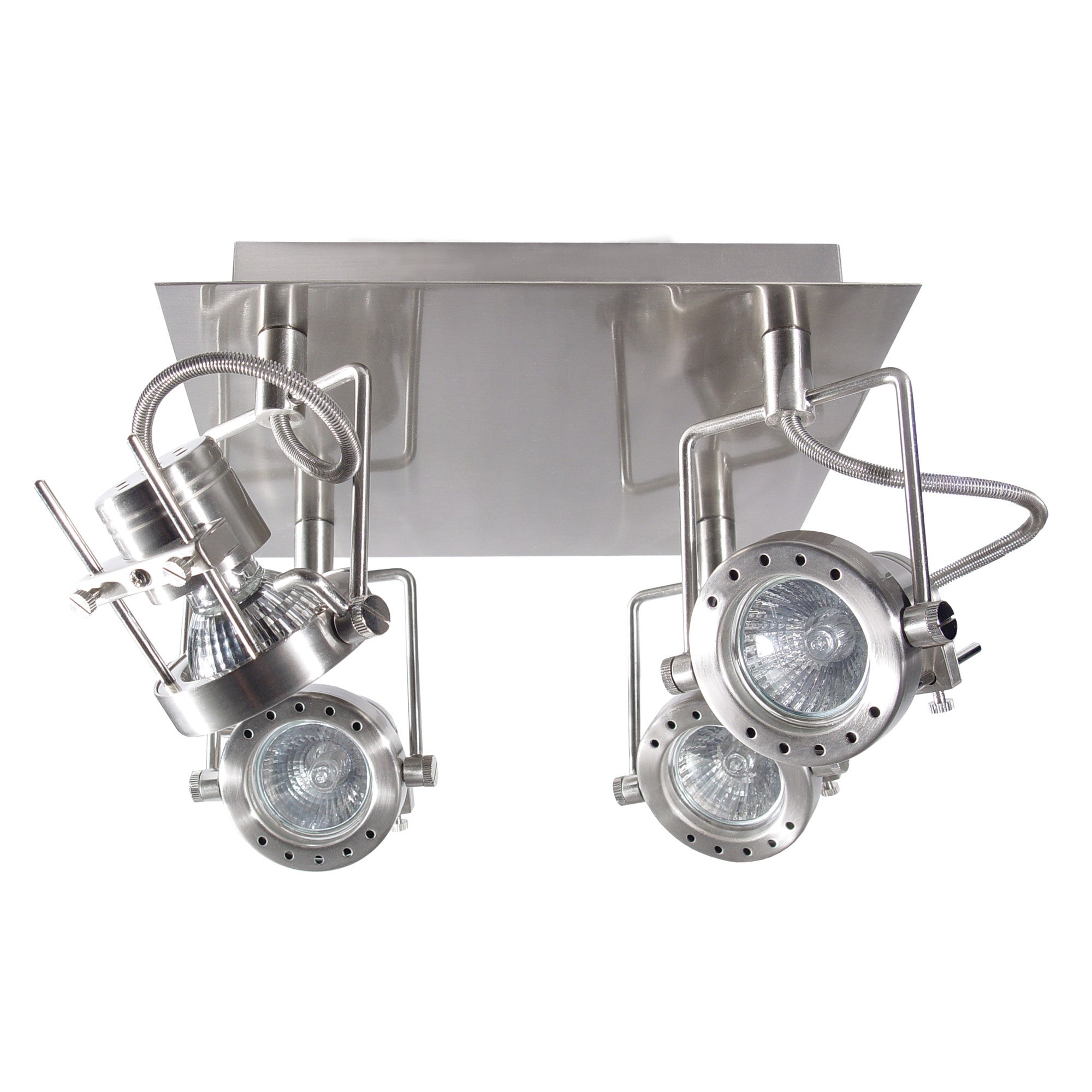 Oprawa scienno-sufitowa Sonda 4x50W GU10 satynowy chrom