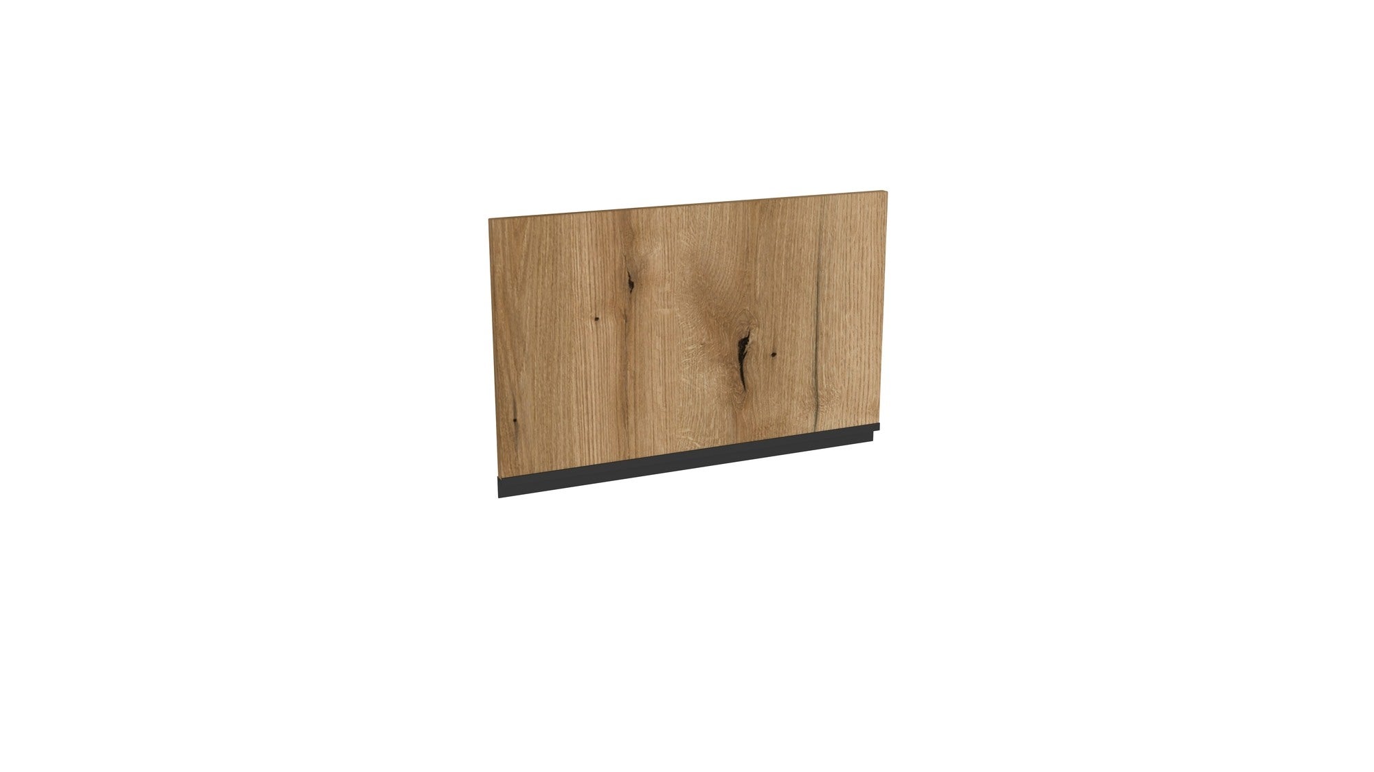 Front kuchenny okapowy Dąb Evoke 60x35,5 cm z uchwytem w kolorze czarnym Tafla L